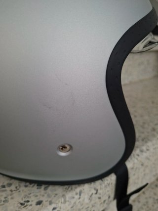 Casco Moto Gris Talla M