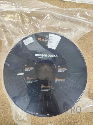 Filamento blanco para impresora 3D Amazon Basics