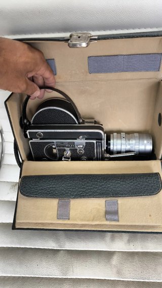 Cámara de Cine 16mm Bolex H16 REFLEX + Zoom