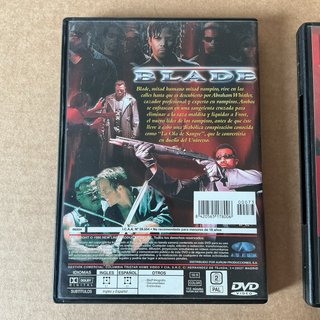 BLADE 1 y 2 en DVD