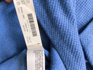 Jersey algodón Massimo Dutti Azul Talla L