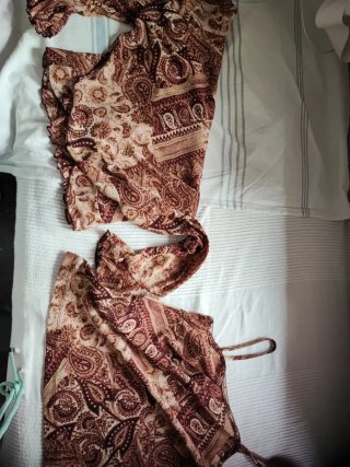 Conjunto top y chaqueta estampado