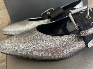 Ballerine Ottod'Ame Argento Glitter
