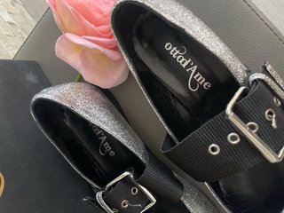 Ballerine Ottod'Ame Argento Glitter