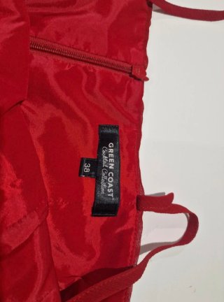Vestido rojo tirantes talla 38