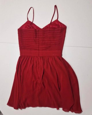 Vestido rojo tirantes talla 38