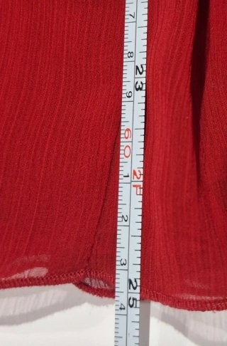 Vestido rojo tirantes talla 38