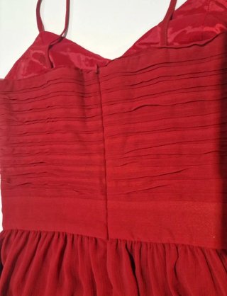 Vestido rojo tirantes talla 38