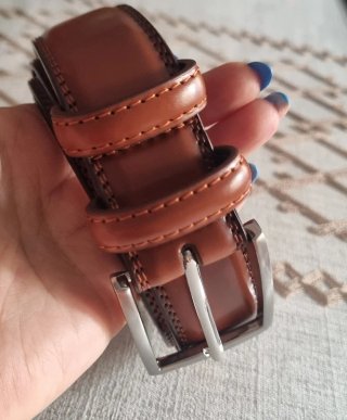 Cinturón de cuero genuino para hombre
