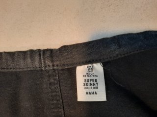 Lote 2 pantalones premamá/embarazo – H&M + ASOS