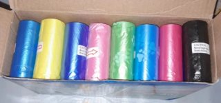 Bolsas para recoger excrementos de mascotas