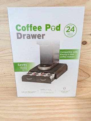 Mind Reader Anchor - Cajón para 24 cápsulas Keurig