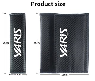 Almohadillas protectoras cinturón seguridad Yaris