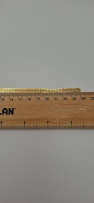Cadena Oro 18k Cuadrada