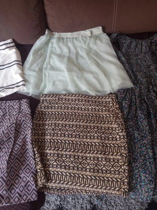 Lote  Faldas y Vestidos Mujer Talla 34