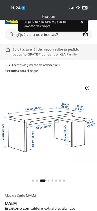Escritorio Malm Ikea