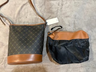 Bolso bandolera y neceser Mango