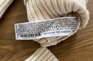 Cubrehombros beige Zara talla M para mujer
