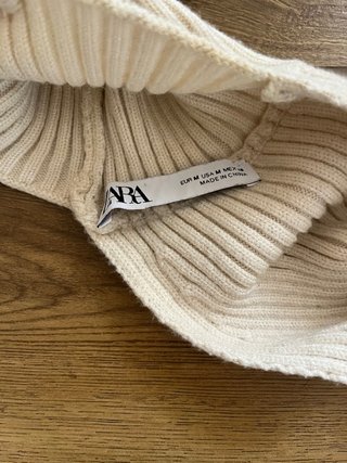 Cubrehombros beige Zara talla M para mujer