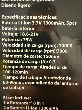 ROTORAZER 8 in 1 Tosaerba, Decespugliatore e Bordatore