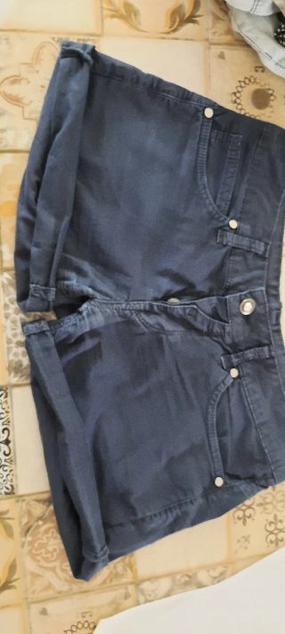 Pantaloncini elasticizzati blu
