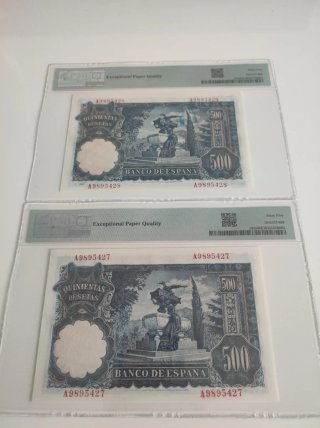Billetes PMG