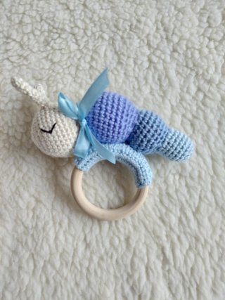 Sonajeros de crochet para bebé