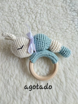 Sonajeros de crochet para bebé