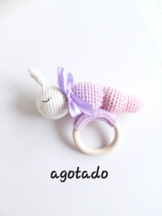 Sonajeros de crochet para bebé