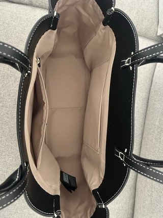 Bolso Shopper H&M Beige y Negro