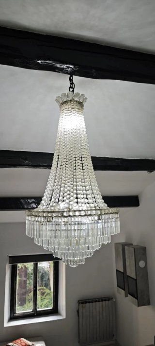 Lampadario Cristallo di Boemia Goccia