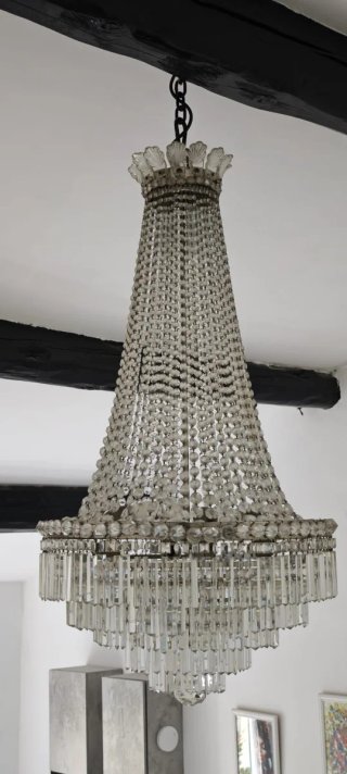 Lampadario Cristallo di Boemia Goccia