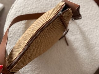 Bolso Rafia y Piel Adolfo Dominguez