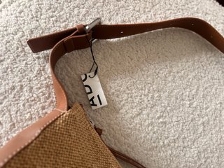 Bolso Rafia y Piel Adolfo Dominguez