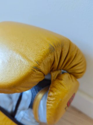 Guantes Boxeo Charlie 16 oz Dorados