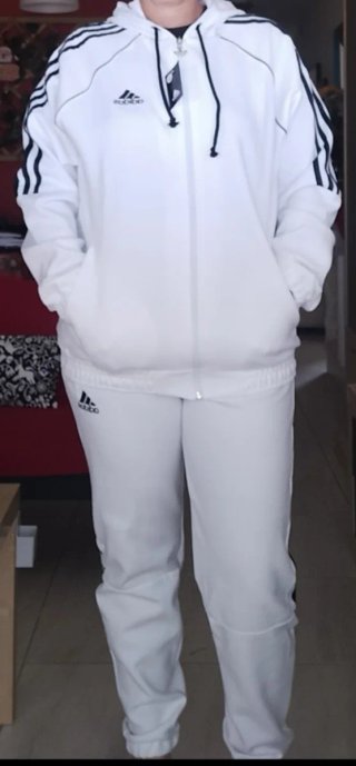 Chándal Adidas Blanco Unisex Nuevo