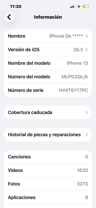 iPhone 13 Plata/Blanco