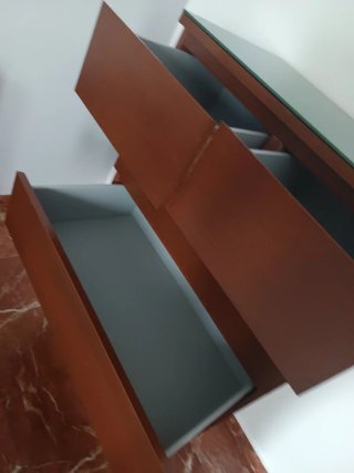 Cómoda 5 alturas y 6 cajones madera