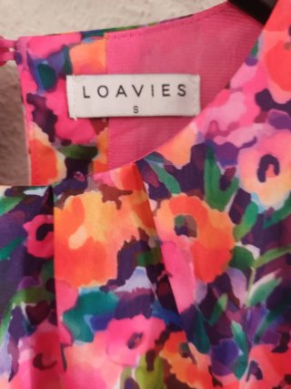 Vestido Loavies floral multicolor