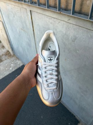 Adidas Gazelle Indoor Argento Bianco