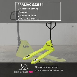 Transpaleta manual 2500Kg Pramac GS25S4