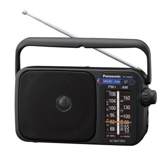 Panasonic Radio Portátil FM/Am Color Negro