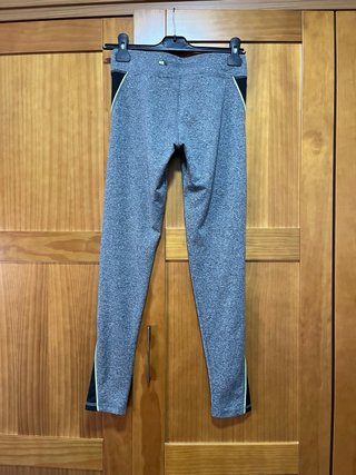 Leggings Deportivos Workout Gris y Negro