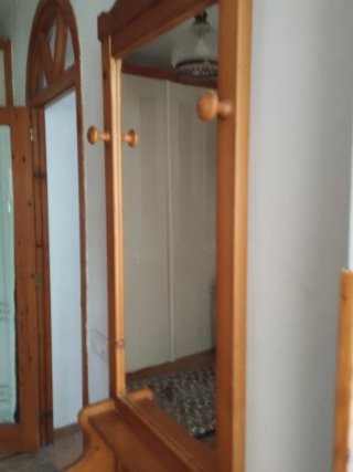 Mueble recibidor rústico madera