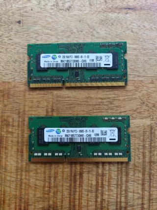 Memorias RAM Samsung 2GB DDR3 1333MHz PC/Mac