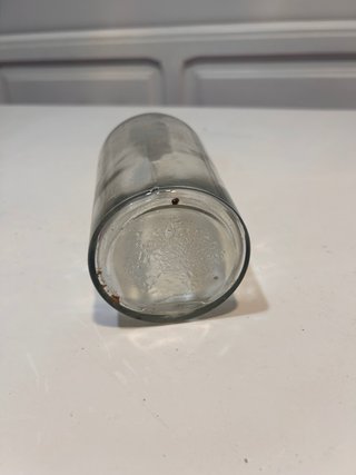 Frasco de vidrio con tapón