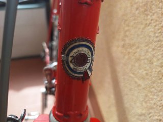 Bicicleta de carretera Zeus Roja
