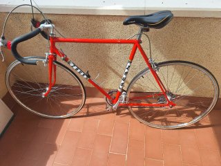 Bicicleta de carretera Zeus Roja