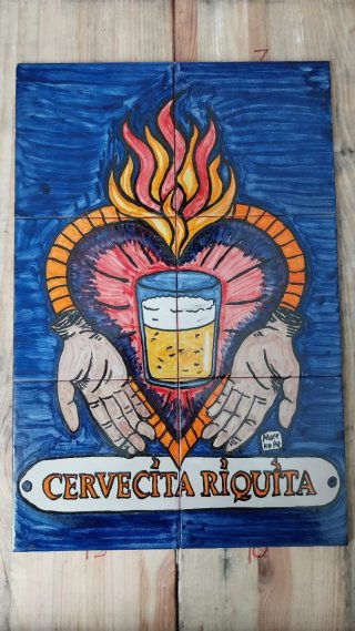 Azulejos decorativos Cerveza