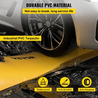 Bolsa de Inundación, 732 × 50.8 × 30.5 cm, Tubos de Desviación de Agua de PVC Reutilizables, Livianos con Excelente Efecto Impermeable Usados para Puertas, Garajes, Amarillo